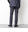 《ビジカジ/セットアップ対応》ドットサッカーストレッチパンツ 25SS