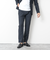 《ビジカジ/セットアップ対応》ドットサッカーストレッチパンツ 25SS