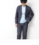 《ビジカジ/セットアップ対応》ドットサッカーストレッチジャケット 25SS