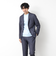 《ビジカジ/セットアップ対応》ドットサッカーストレッチジャケット 25SS
