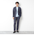 《ビジカジ/セットアップ対応》ドットサッカーストレッチジャケット 25SS
