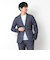 《ビジカジ/セットアップ対応》ドットサッカーストレッチジャケット 25SS