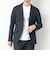 《ビジカジ/セットアップ対応》ドットサッカーストレッチジャケット 25SS