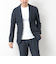 《ビジカジ/セットアップ対応》ドットサッカーストレッチジャケット 25SS