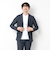 《ビジカジ/セットアップ対応》ドットサッカーストレッチジャケット 25SS