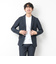《ビジカジ/セットアップ対応》ドットサッカーストレッチジャケット 25SS
