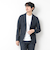 《ビジカジ/セットアップ対応》ドットサッカーストレッチジャケット 25SS