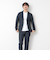 《ビジカジ/セットアップ対応》ドットサッカーストレッチジャケット 25SS