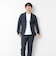 《ビジカジ/セットアップ対応》ドットサッカーストレッチジャケット 25SS