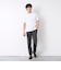 《ビジカジ対応》セミシルケットスムース ボーダー Vネック ドレスTシャツ 25SS