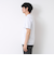 《ビジカジ対応》セミシルケットスムース ボーダー Vネック ドレスTシャツ 25SS