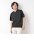 《ビジカジ対応》セミシルケットスムース ボーダー Vネック ドレスTシャツ 25SS