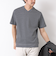 《ビジカジ対応》セミシルケットスムース ボーダー Vネック ドレスTシャツ 25SS