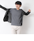《ビジカジ対応》セミシルケットスムース ボーダー Vネック ドレスTシャツ 25SS