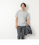 《ビジカジ対応》シルケットスムース Vネック ドレスTシャツ 25SS