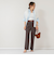 【PR林☆別注カラーあり】ウォッシャブルツイルストレッチ愛されワイドパンツ