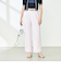 【PR林☆別注カラーあり】ウォッシャブルツイルストレッチ愛されワイドパンツ
