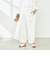 【WEB STAFF恵☆別注カラーあり】《セットアップ対応》リネンセミワイドパンツ