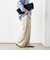 【WEB STAFF恵☆別注カラーあり】《セットアップ対応》リネンセミワイドパンツ
