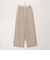 【WEB STAFF恵☆別注カラーあり】《セットアップ対応》リネンセミワイドパンツ
