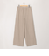 【WEB STAFF恵☆別注カラーあり】《セットアップ対応》リネンセミワイドパンツ