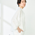 《セットアップ対応》リネンフリル衿ブラウス