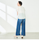 2wayラッフル衿ブラウス