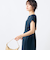 ウォッシャブル麻調タックコクーンワンピース