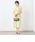 ウォッシャブル麻調タックコクーンワンピース
