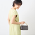 ウォッシャブル麻調タックコクーンワンピース