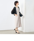 ウォッシャブル麻調タックコクーンワンピース