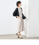ウォッシャブル麻調タックコクーンワンピース