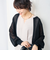 ウォッシャブル麻調タックコクーンワンピース