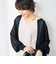 ウォッシャブル麻調タックコクーンワンピース