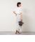 《セットアップ対応》ウォッシャブル麻調タックタイトミディスカート
