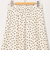 ウォッシャブルドットサテンナロースカート