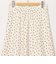 ウォッシャブルドットサテンナロースカート
