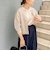 オトナサテン半袖Tブラウス