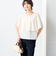 《セットアップ対応》麻調フレアスリーブブラウス