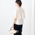 《セットアップ対応》麻調フレアスリーブブラウス