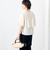《セットアップ対応》麻調フレアスリーブブラウス