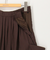 《セットアップ対応》リンクルタイプライターポケ付きスカート