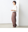 《セットアップ対応》ラメフラワージャガードブラウス