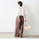 《セットアップ対応》ラメフラワージャガードブラウス