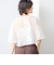 《セットアップ対応》ラメフラワージャガードブラウス