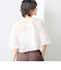 《セットアップ対応》ラメフラワージャガードブラウス