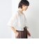 《セットアップ対応》ラメフラワージャガードブラウス