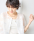 《セットアップ対応》ラメフラワージャガードブラウス