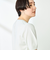 《手洗い可能》バックパールフォルム袖プルオーバーニット