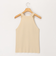 《アンサンブル対応》《手洗い可能》イタリー糸ホルターネックタンクトップ